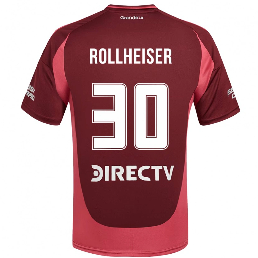 Danxen Mann Benjamin Rollheiser #30 Burgunder Magenta Bortetrøye Drakt Trøye 2025/26 Skjorter T-Skjorte