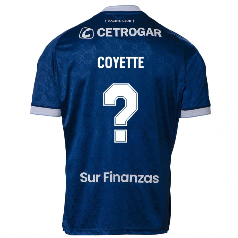 Danxen Mann Mateo Coyette #0 Mørkeblå Bortetrøye Drakt Trøye 2025/26 Skjorter T-Skjorte