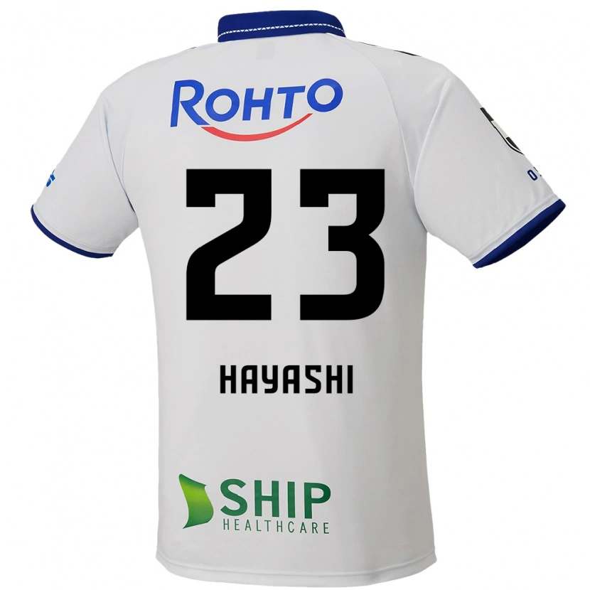 Danxen Mann Mizuki Hayashi #23 Hvit Blå Svart Bortetrøye Drakt Trøye 2025/26 Skjorter T-Skjorte