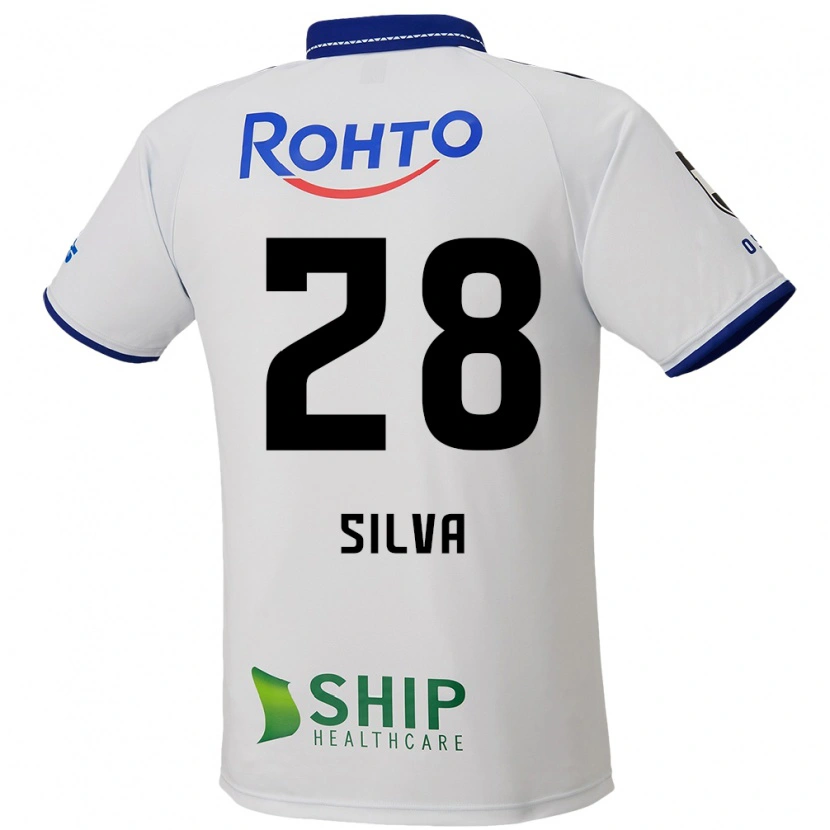 Danxen Mann Wellington Silva #28 Hvit Blå Svart Bortetrøye Drakt Trøye 2025/26 Skjorter T-Skjorte