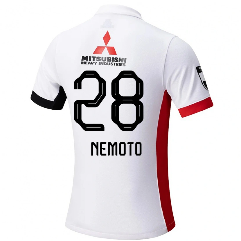 Danxen Mann Kenta Nemoto #28 Hvit Svart Bortetrøye Drakt Trøye 2025/26 Skjorter T-Skjorte