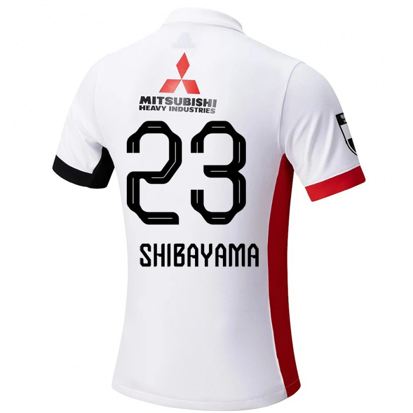 Danxen Mann Fumina Shibayama #23 Hvit Svart Bortetrøye Drakt Trøye 2025/26 Skjorter T-Skjorte