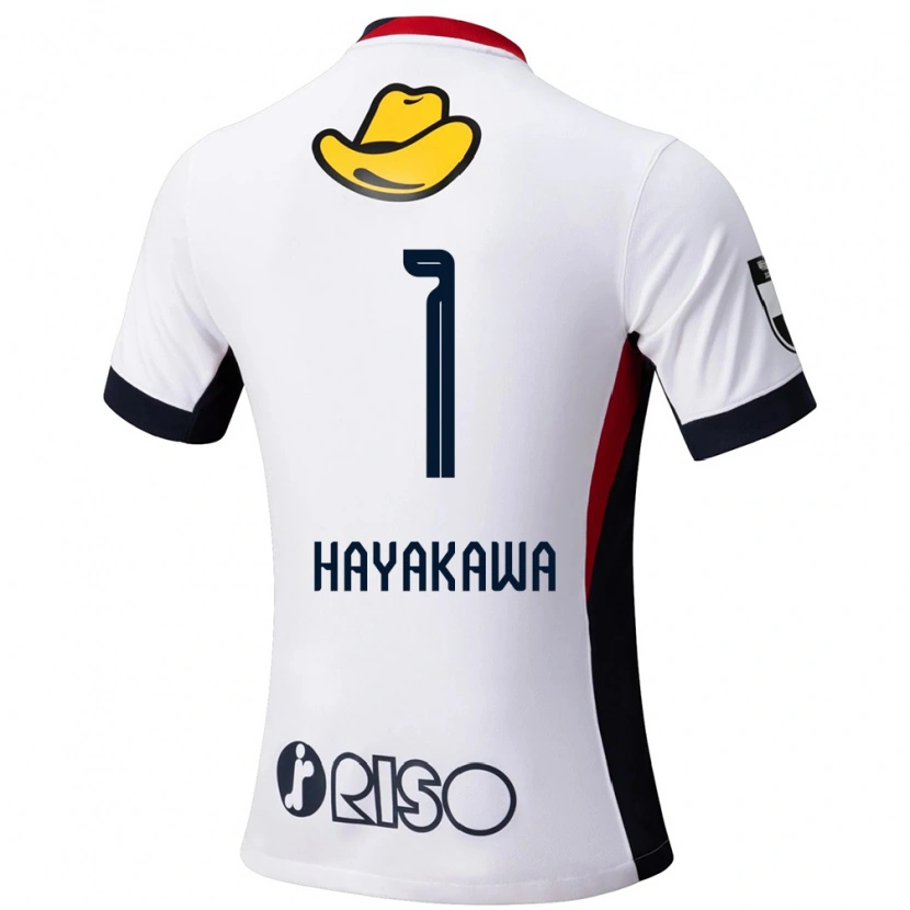 Danxen Mann Tomoki Hayakawa #1 Hvit Svart Bortetrøye Drakt Trøye 2025/26 Skjorter T-Skjorte