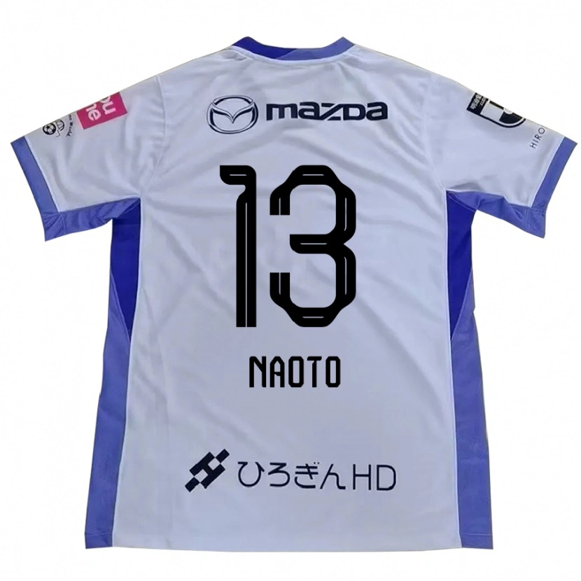 Danxen Mann Naoto Arai #13 Hvit Oransje Bortetrøye Drakt Trøye 2025/26 Skjorter T-Skjorte