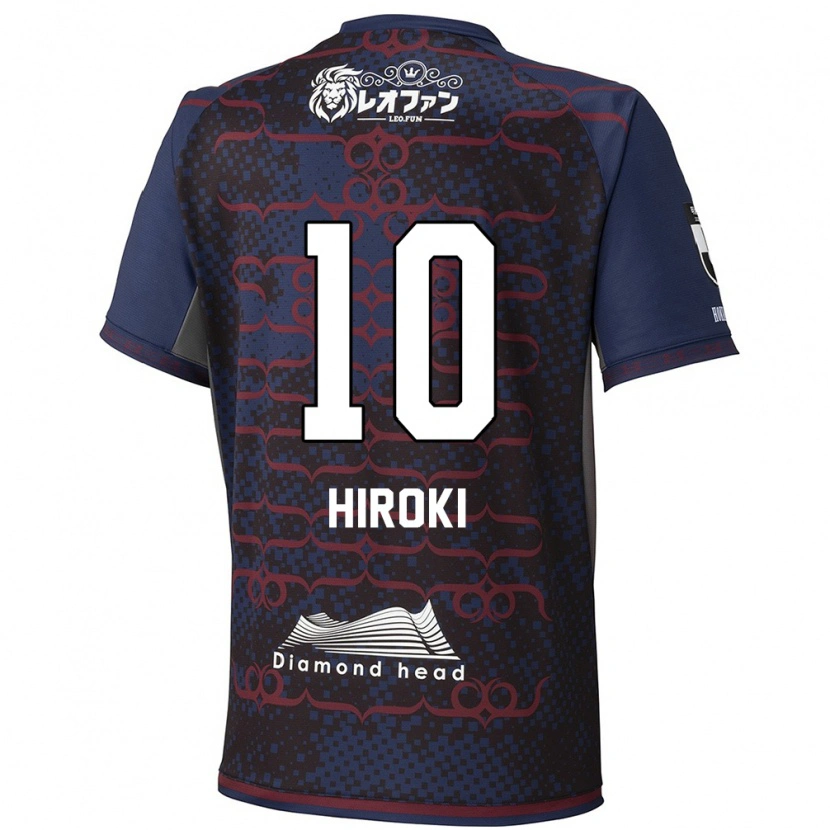 Danxen Mann Hiroki Miyazawa #10 Blå Rød Bortetrøye Drakt Trøye 2025/26 Skjorter T-Skjorte
