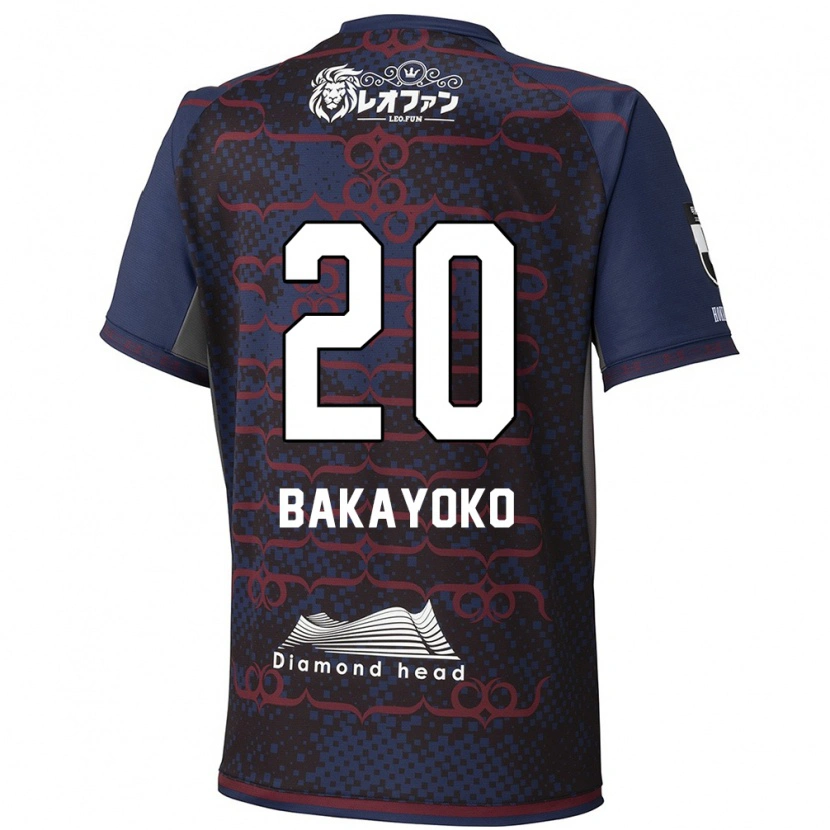 Danxen Mann Amadou Bakayoko #20 Blå Rød Bortetrøye Drakt Trøye 2025/26 Skjorter T-Skjorte
