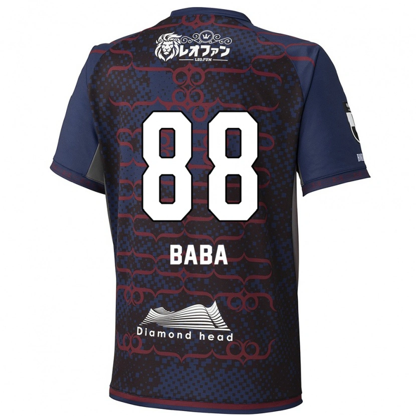 Danxen Mann Seiya Baba #88 Blå Rød Bortetrøye Drakt Trøye 2025/26 Skjorter T-Skjorte