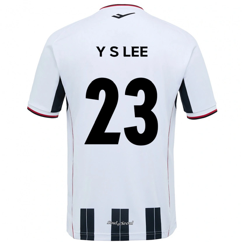 Danxen Mann Si-Young Lee #23 Hvit Svart Bortetrøye Drakt Trøye 2025/26 Skjorter T-Skjorte