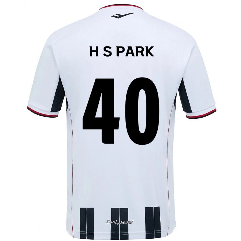 Danxen Mann Seong-Hun Park #40 Hvit Svart Bortetrøye Drakt Trøye 2025/26 Skjorter T-Skjorte