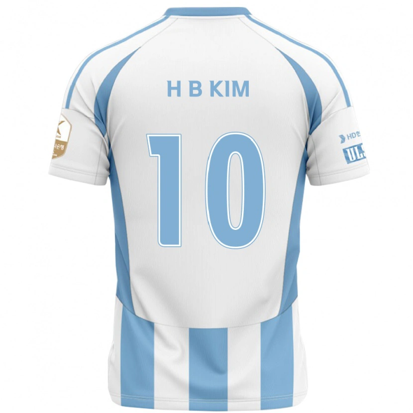 Danxen Mann Beom-Hwan Kim #10 Hvit Himmelsblå Bortetrøye Drakt Trøye 2025/26 Skjorter T-Skjorte
