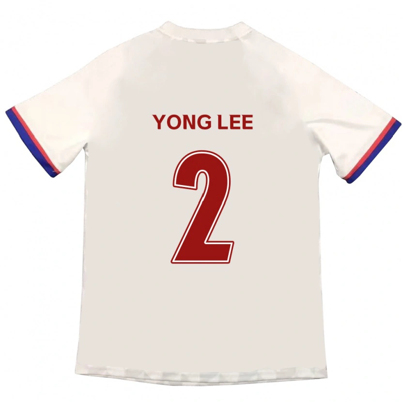 Danxen Mann Yong Lee #2 Off-White Rød Bortetrøye Drakt Trøye 2025/26 Skjorter T-Skjorte