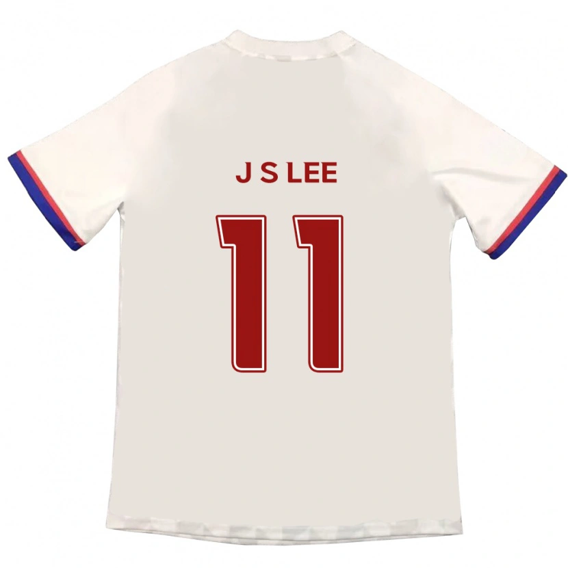 Danxen Mann Joon-Suk Lee #11 Off-White Rød Bortetrøye Drakt Trøye 2025/26 Skjorter T-Skjorte