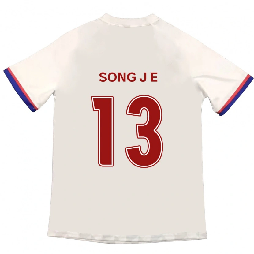 Danxen Mann Song Jae-Eun #13 Off-White Rød Bortetrøye Drakt Trøye 2025/26 Skjorter T-Skjorte