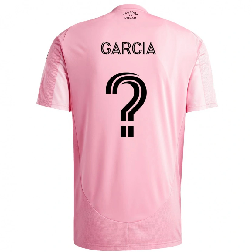 Danxen Dame Lesther Garcia #0 Rosa Svart Hjemmetrøye Drakt Trøye 2025/26 Skjorter T-Skjorte