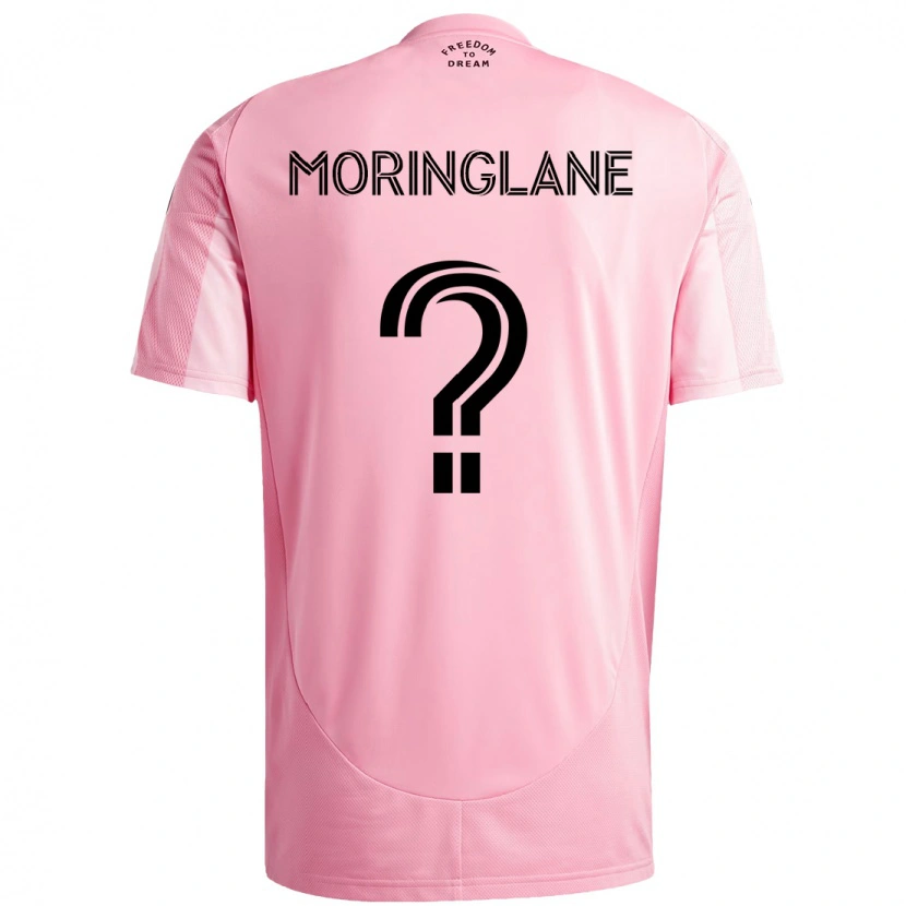 Danxen Dame Luis Moringlane #0 Rosa Svart Hjemmetrøye Drakt Trøye 2025/26 Skjorter T-Skjorte