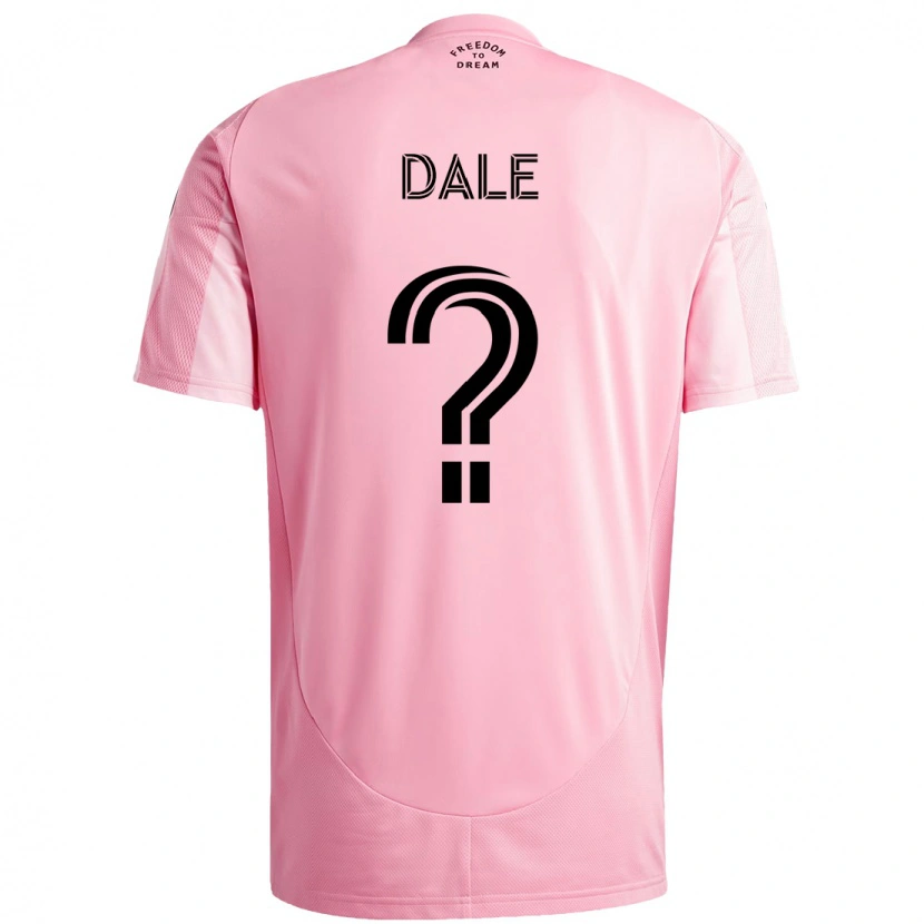 Danxen Dame Connor Dale #0 Rosa Svart Hjemmetrøye Drakt Trøye 2025/26 Skjorter T-Skjorte