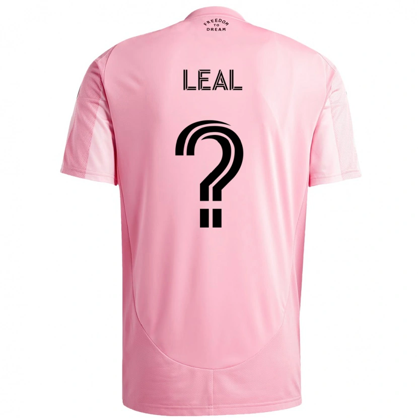 Danxen Dame Gabriel Leal #0 Rosa Svart Hjemmetrøye Drakt Trøye 2025/26 Skjorter T-Skjorte