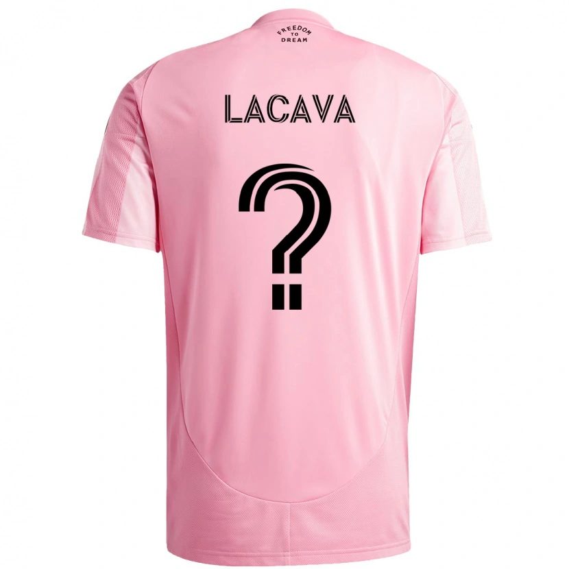 Danxen Dame Jake Lacava #0 Rosa Svart Hjemmetrøye Drakt Trøye 2025/26 Skjorter T-Skjorte