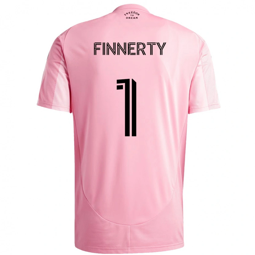 Danxen Dame Owen Finnerty #1 Rosa Svart Hjemmetrøye Drakt Trøye 2025/26 Skjorter T-Skjorte