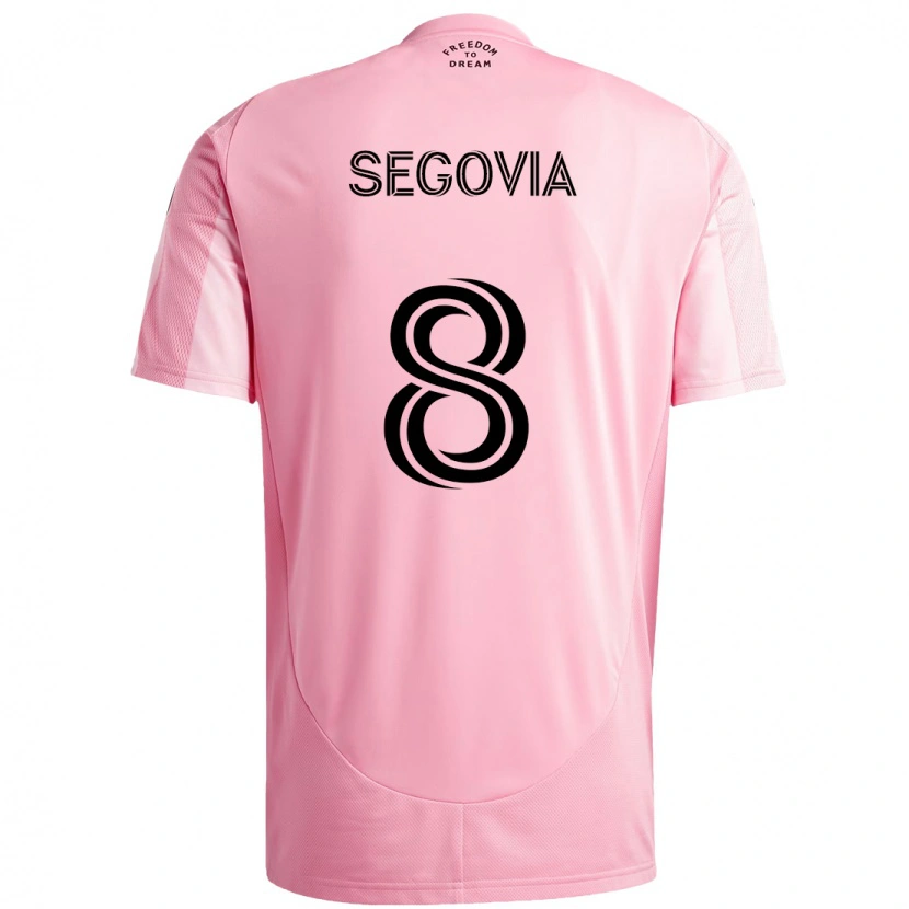 Danxen Dame Telasco Segovia #8 Rosa Svart Hjemmetrøye Drakt Trøye 2025/26 Skjorter T-Skjorte
