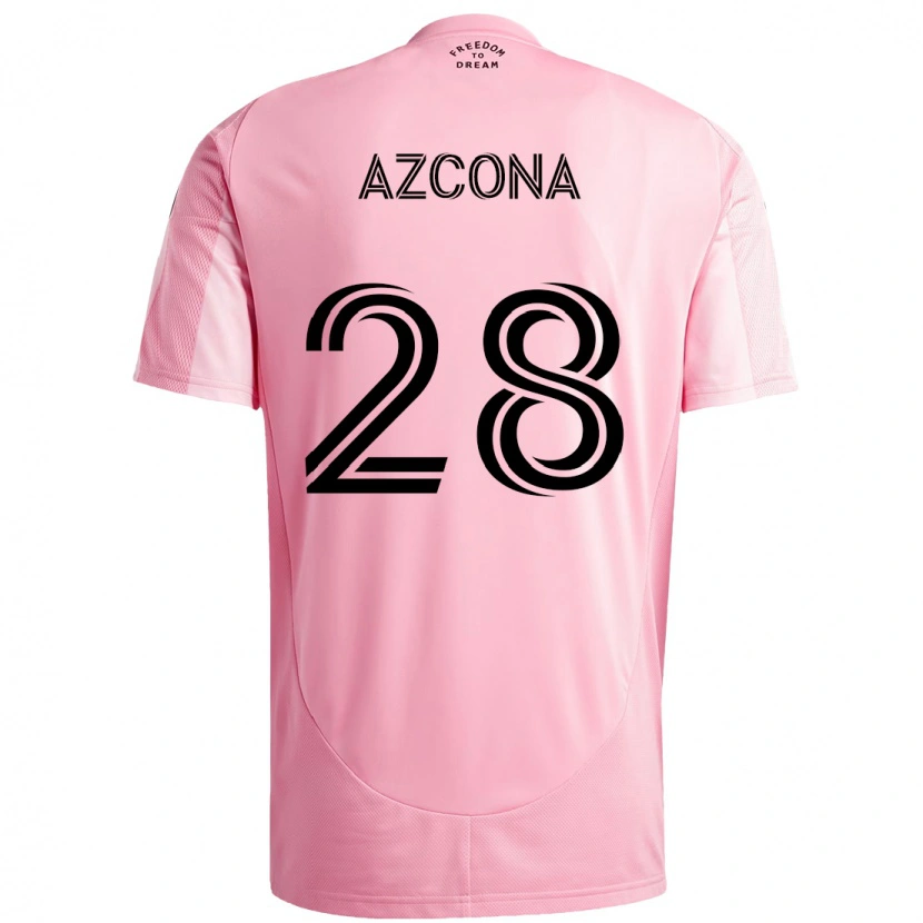Danxen Dame Edison Azcona #28 Rosa Svart Hjemmetrøye Drakt Trøye 2025/26 Skjorter T-Skjorte