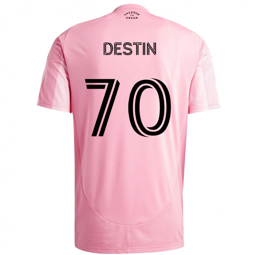 Danxen Dame Bryan Destin #70 Rosa Svart Hjemmetrøye Drakt Trøye 2025/26 Skjorter T-Skjorte