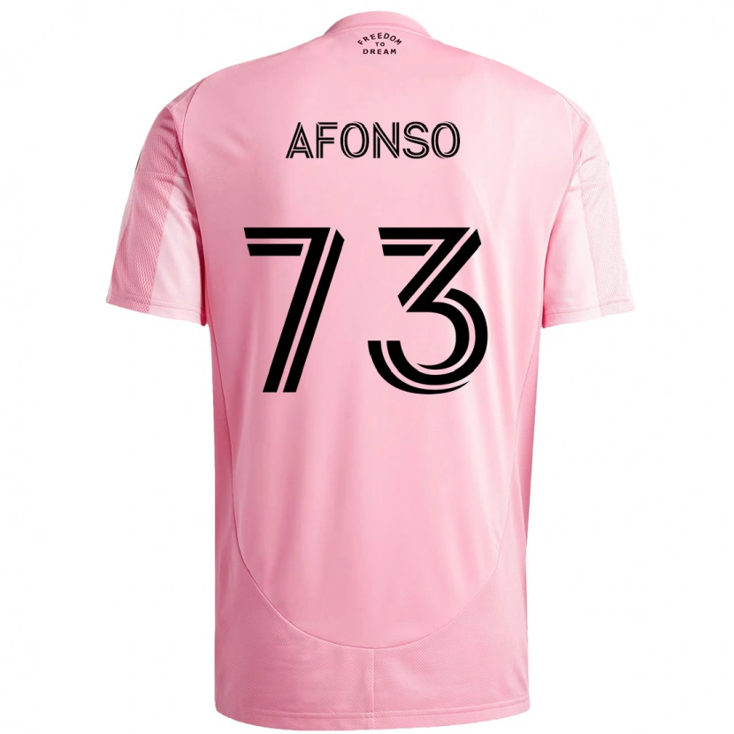 Danxen Dame Leo Afonso #73 Rosa Svart Hjemmetrøye Drakt Trøye 2025/26 Skjorter T-Skjorte