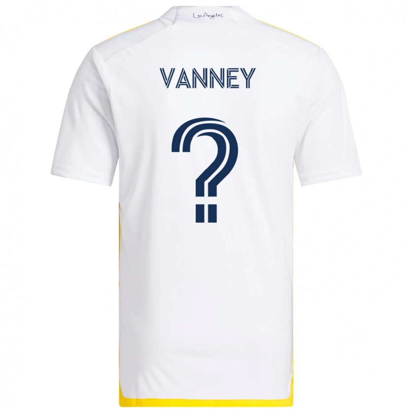 Danxen Dame Dylan Vanney #0 Hvit Gul Hjemmetrøye Drakt Trøye 2025/26 Skjorter T-Skjorte
