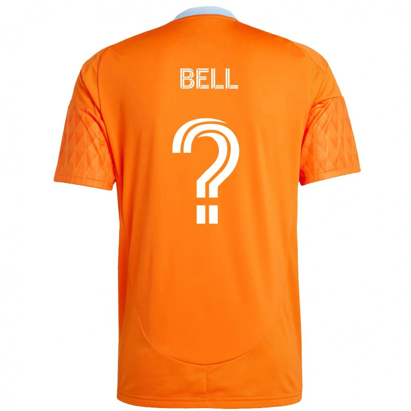 Danxen Dame Jahmani Bell #0 Oransje Hvit Hjemmetrøye Drakt Trøye 2025/26 Skjorter T-Skjorte