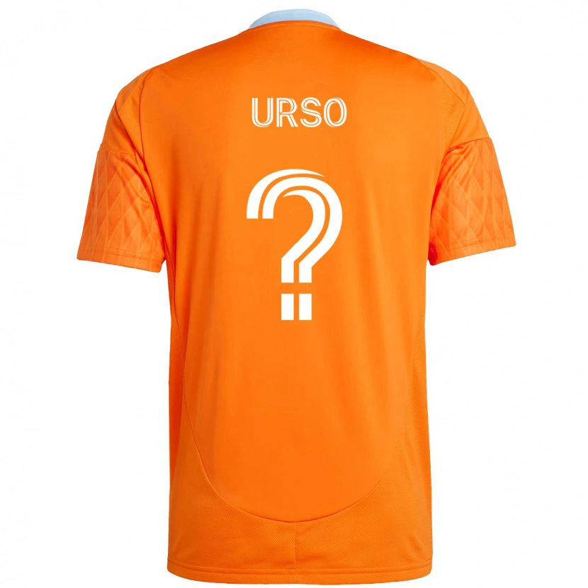 Danxen Dame Júnior Urso #0 Oransje Hvit Hjemmetrøye Drakt Trøye 2025/26 Skjorter T-Skjorte