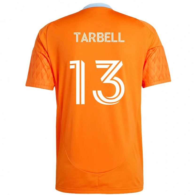 Danxen Dame Andrew Tarbell #13 Oransje Hvit Hjemmetrøye Drakt Trøye 2025/26 Skjorter T-Skjorte