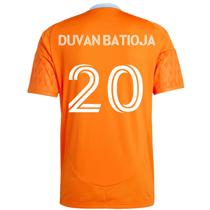 Danxen Dame Andy Batioja #20 Oransje Hvit Hjemmetrøye Drakt Trøye 2025/26 Skjorter T-Skjorte