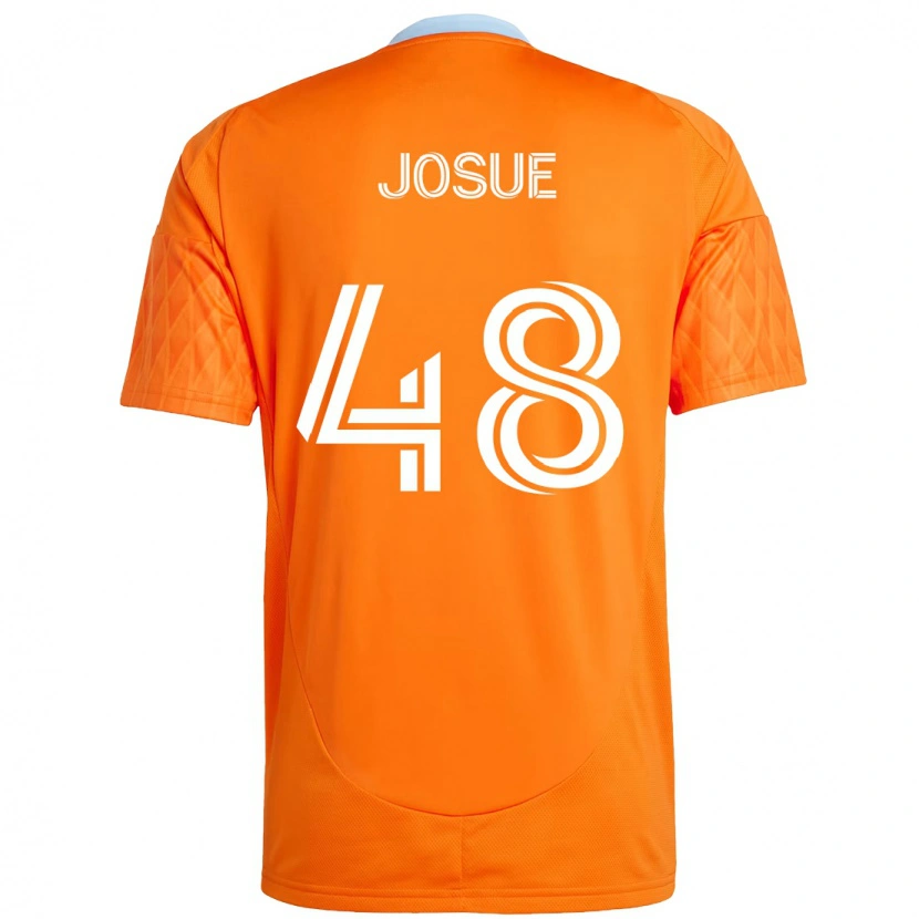 Danxen Dame Josué #48 Oransje Hvit Hjemmetrøye Drakt Trøye 2025/26 Skjorter T-Skjorte