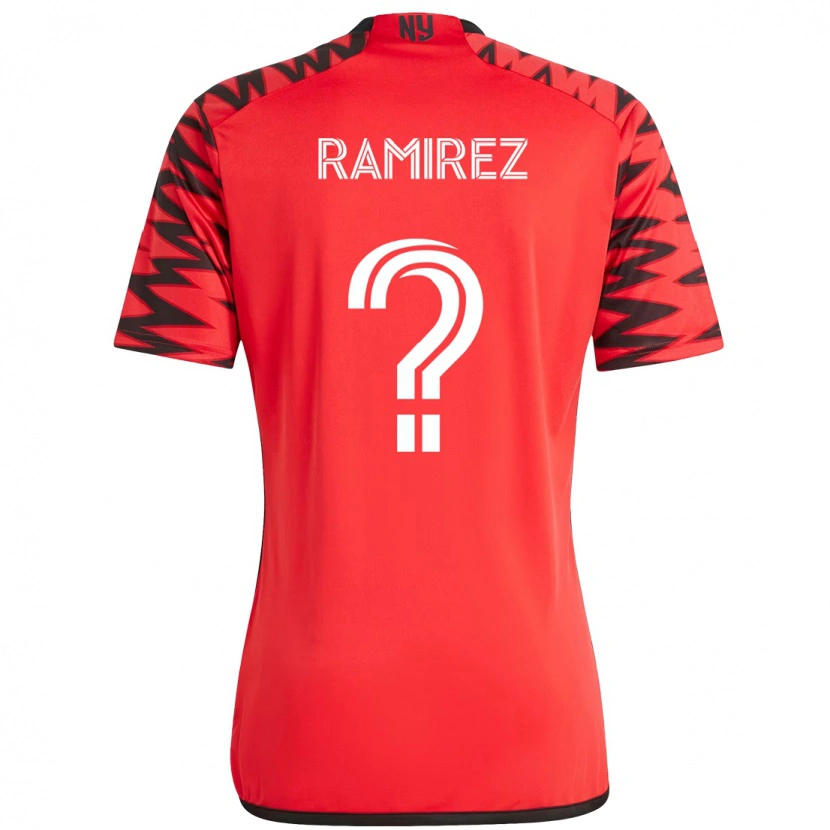 Danxen Dame Ángel Ramírez #0 Rød Svart Hjemmetrøye Drakt Trøye 2025/26 Skjorter T-Skjorte