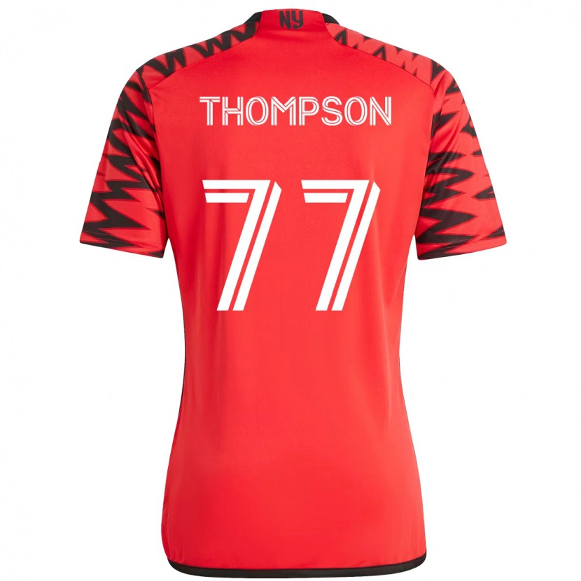 Danxen Dame Amos Shapiro-Thompson #77 Rød Svart Hjemmetrøye Drakt Trøye 2025/26 Skjorter T-Skjorte