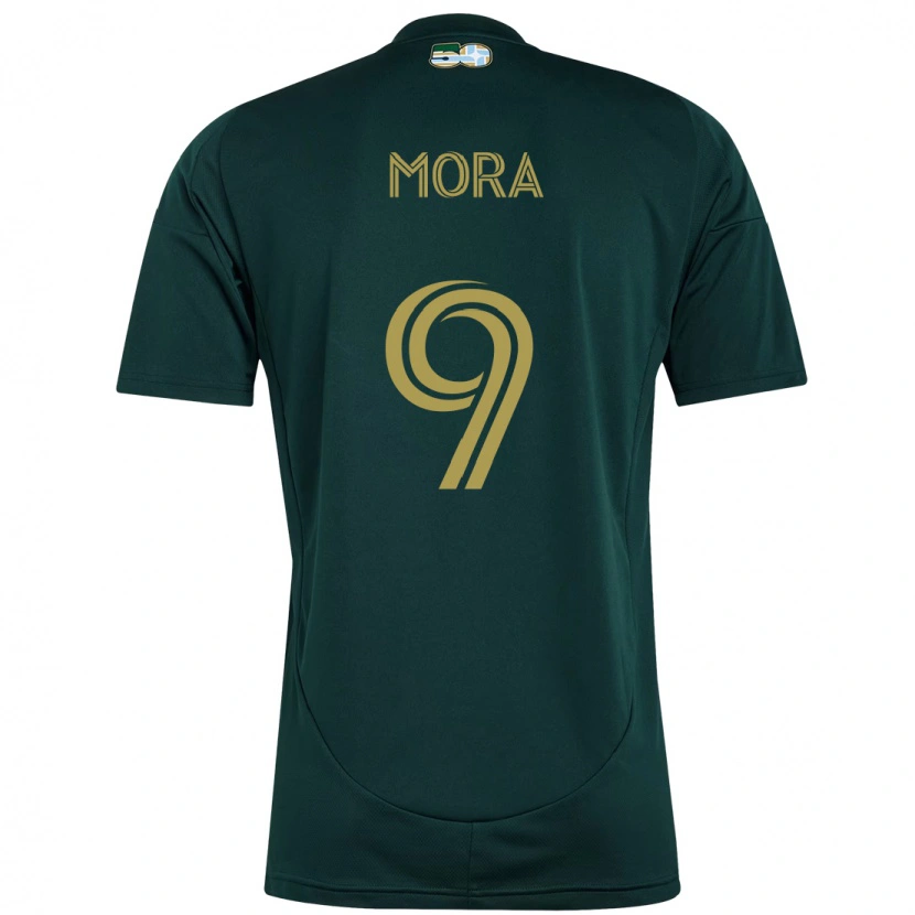 Danxen Dame Felipe Mora #9 Svart Brun Hjemmetrøye Drakt Trøye 2025/26 Skjorter T-Skjorte