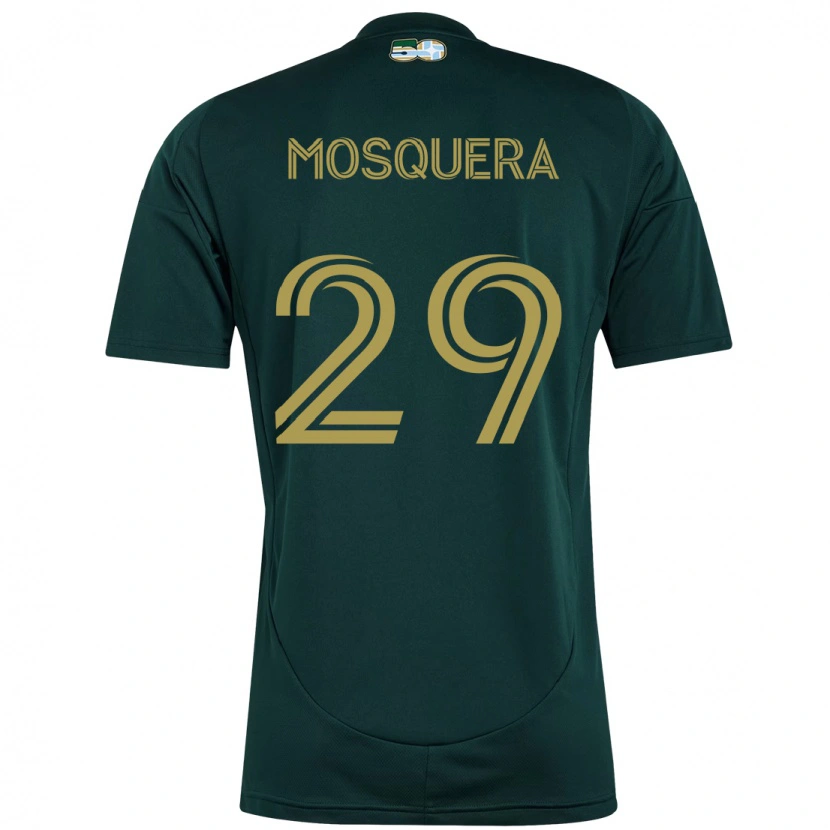 Danxen Dame Juan Mosquera #29 Svart Brun Hjemmetrøye Drakt Trøye 2025/26 Skjorter T-Skjorte
