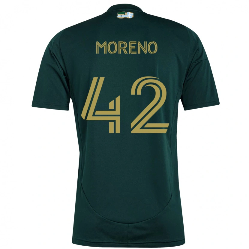 Danxen Dame Alexis Moreno #42 Svart Brun Hjemmetrøye Drakt Trøye 2025/26 Skjorter T-Skjorte