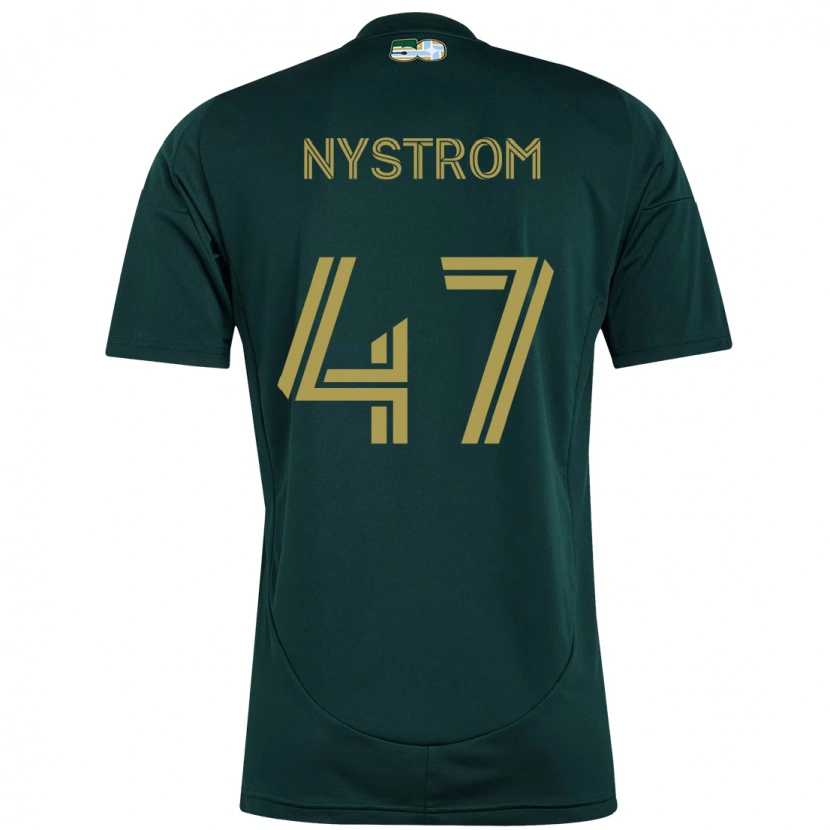 Danxen Dame Maximo Nystrom #47 Svart Brun Hjemmetrøye Drakt Trøye 2025/26 Skjorter T-Skjorte