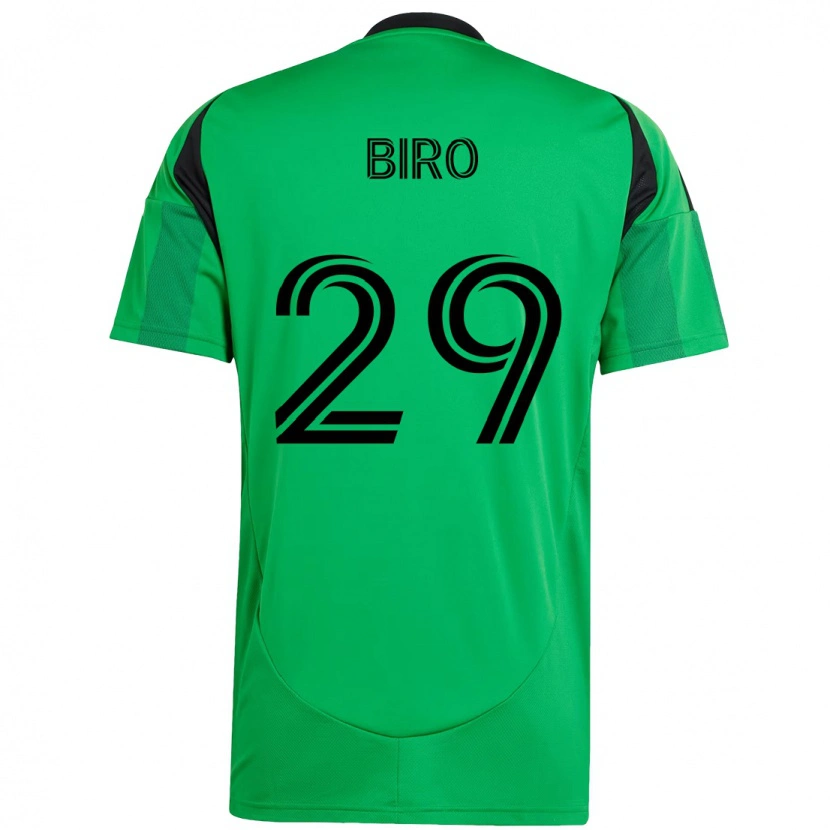 Danxen Dame Guilherme Biro #29 Grønn Svart Hjemmetrøye Drakt Trøye 2025/26 Skjorter T-Skjorte