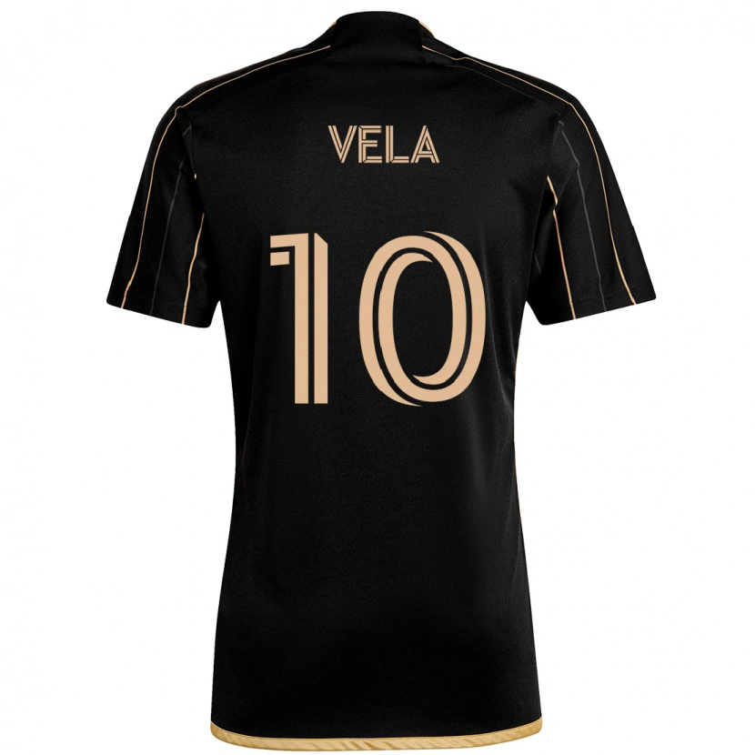 Danxen Dame Carlos Vela #10 Svart Brun Hjemmetrøye Drakt Trøye 2025/26 Skjorter T-Skjorte