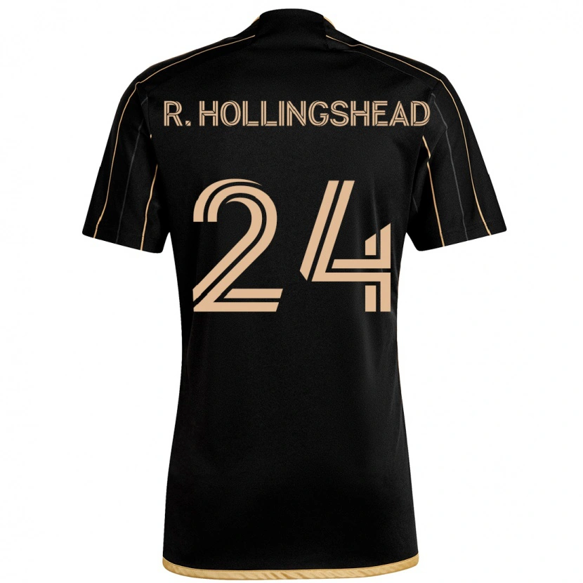 Danxen Dame Ryan Hollingshead #24 Svart Brun Hjemmetrøye Drakt Trøye 2025/26 Skjorter T-Skjorte