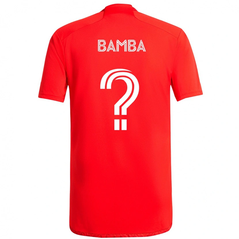 Danxen Dame Jonathan Bamba #0 Rød Hvit Hjemmetrøye Drakt Trøye 2025/26 Skjorter T-Skjorte
