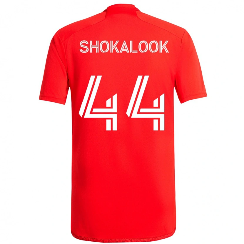 Danxen Dame Jason Shokalook #44 Rød Hvit Hjemmetrøye Drakt Trøye 2025/26 Skjorter T-Skjorte
