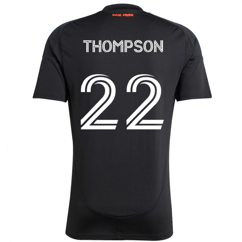 Danxen Dame Tommy Thompson #22 Svart Mørkeblå Hjemmetrøye Drakt Trøye 2025/26 Skjorter T-Skjorte