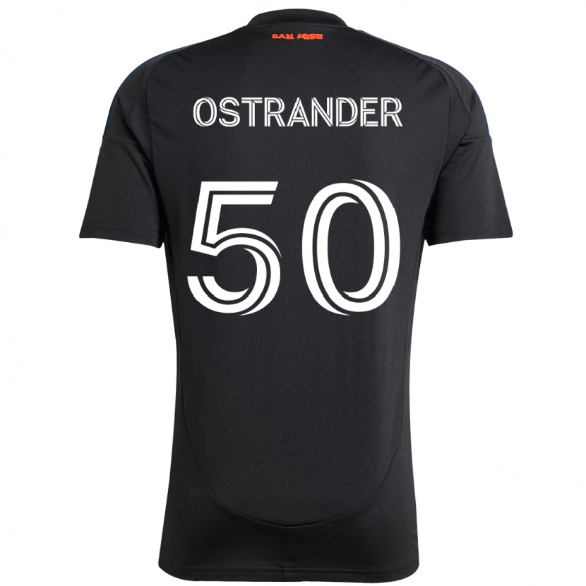 Danxen Dame William Ostrander #50 Svart Mørkeblå Hjemmetrøye Drakt Trøye 2025/26 Skjorter T-Skjorte