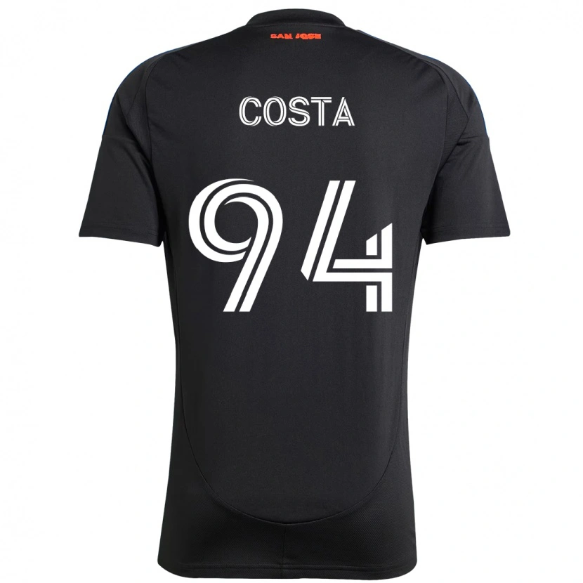 Danxen Dame Vítor Costa #94 Svart Mørkeblå Hjemmetrøye Drakt Trøye 2025/26 Skjorter T-Skjorte