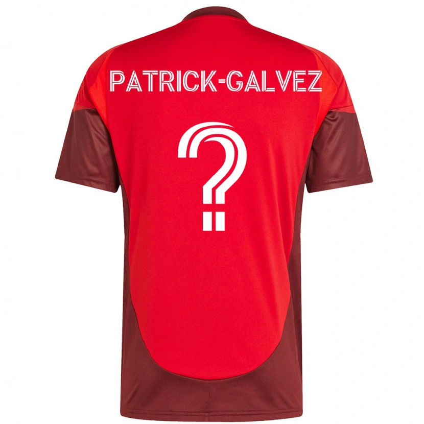 Danxen Dame Pablo Patrick-Galvez #0 Rød Hvit Hjemmetrøye Drakt Trøye 2025/26 Skjorter T-Skjorte