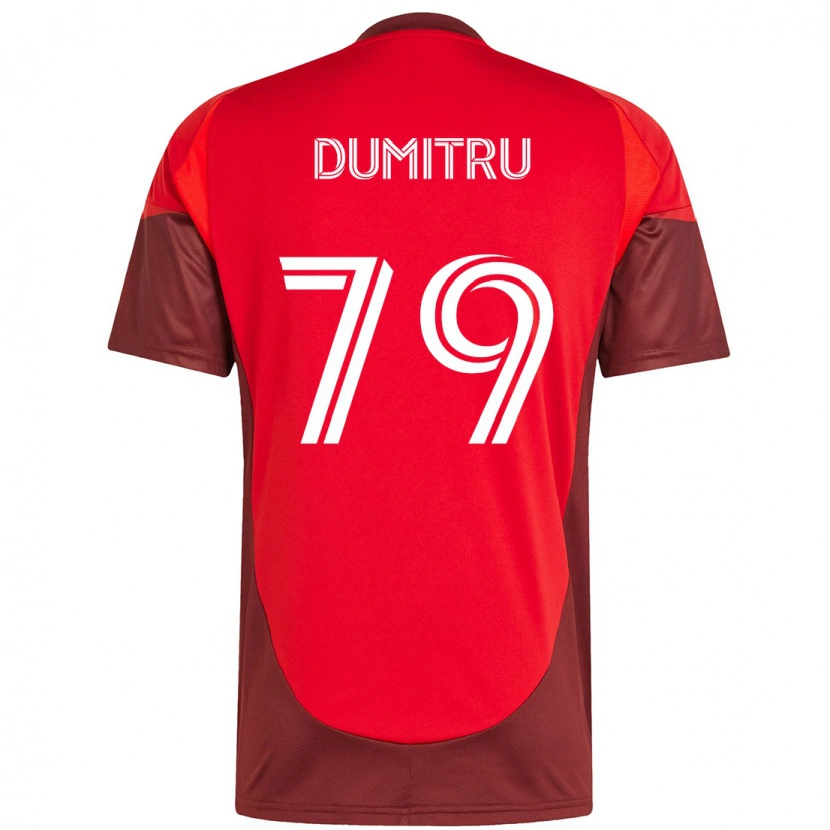 Danxen Dame Andrei Dumitru #79 Rød Hvit Hjemmetrøye Drakt Trøye 2025/26 Skjorter T-Skjorte