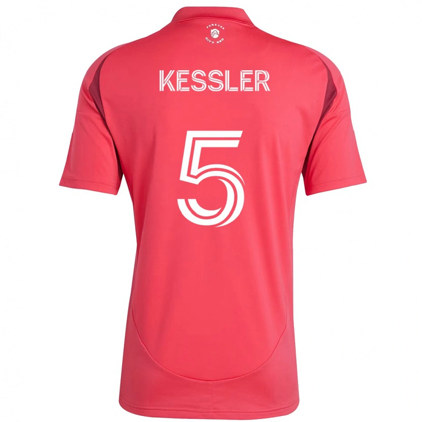 Danxen Dame Henry Kessler #5 Magenta Hvit Hjemmetrøye Drakt Trøye 2025/26 Skjorter T-Skjorte